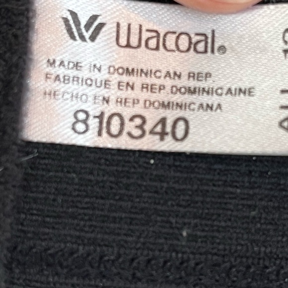 Wacoal Black Lace Bra Sz 34 Style #810340 - Picture 9 of 14